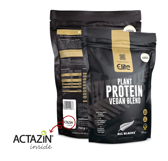 Healthspan Elite Vegan Plant Blend with Actazin Inside